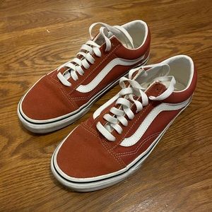 Vans Old Skool Rust Colored Sneakers